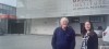 George Wall with scientist Sophia Noble at the Malaghan Institute