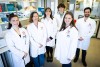 The Hilligan Lab, clockwise from left, Rebecca Palmer, Melanie Prout, Caitlin Dorset, Casper Rifkov, Kit Moloney-Geany and Dr Kerry Hilligan